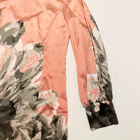 Le Chateau Floral Long Sleeve Dress Womens Size XL Sleeve Slip Dress - Picture 5 of 16